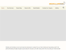Tablet Screenshot of michaelslandresort.com